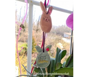 Stickdatei ITH - Anhänger Hasen Eier Ostern